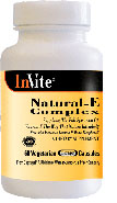 Invite Kosher Natural Vitamin E Complex 60 Vegicaps